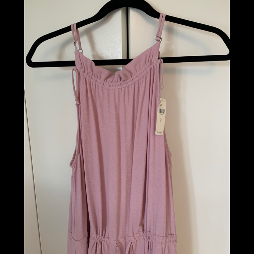 One piece lavender jump suit